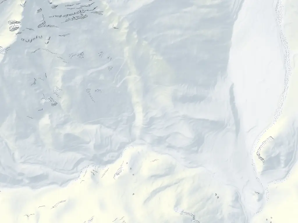 Karte Campo Blenio - Ghirone: Pisten nach Schwierigkeit, Loipen, Schlittelwege, Lifte und 1 Treffpunkte