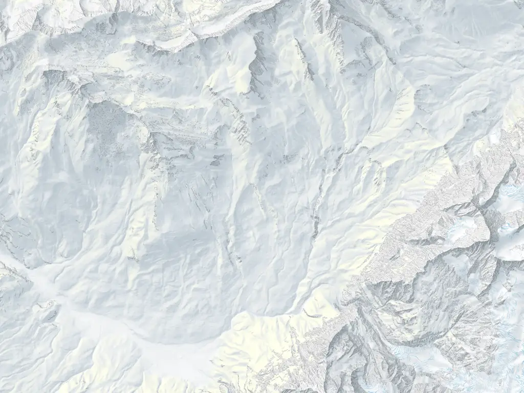 Karte Grindelwald First: Pisten nach Schwierigkeit, Loipen, Schlittelwege, Lifte und 4 Treffpunkte