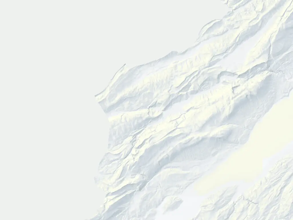 Karte Les Cernets: Pisten nach Schwierigkeit, Loipen, Schlittelwege, Lifte und 6 Treffpunkte