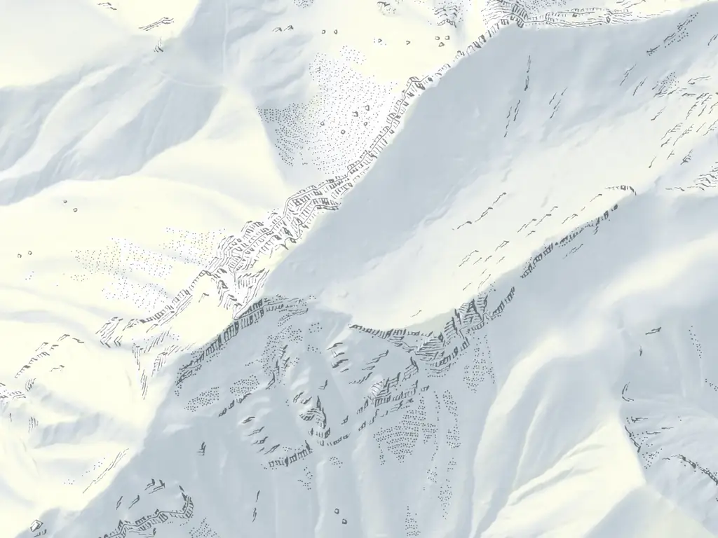 Karte Rochers de Naye: Pisten nach Schwierigkeit, Loipen, Schlittelwege, Lifte und 1 Treffpunkte