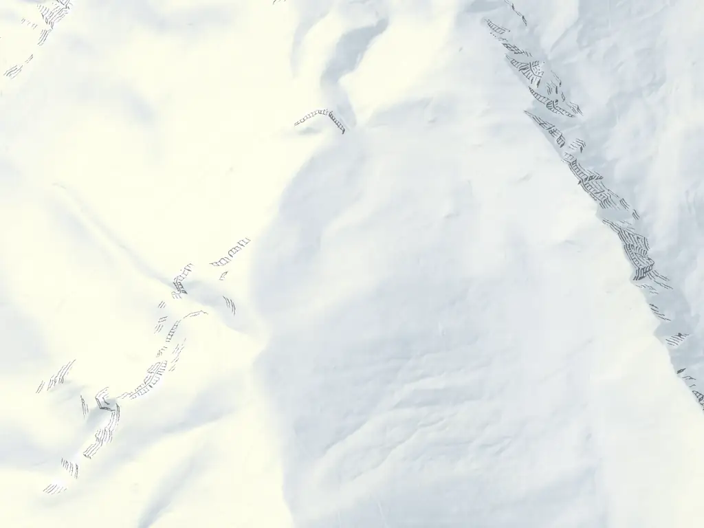 Karte Skilift Tristeli St. Margrethenberg: Pisten nach Schwierigkeit, Loipen, Schlittelwege, Lifte und 2 Treffpunkte